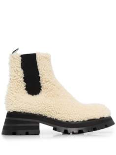 Alexander McQueen ботинки челси из овчины