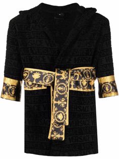 Versace халат с декором Barocco