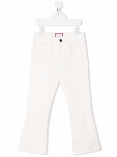 Simonetta расклешенные джинсы с вышитым логотипом