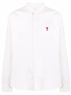 AMI Paris рубашка с монограммой Ami de Coeur