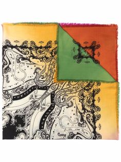 ETRO шарф с эффектом градиента