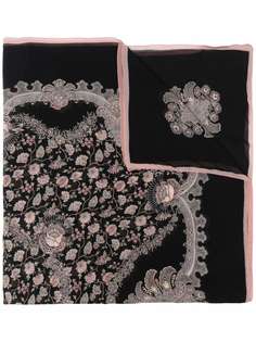 ETRO шелковый платок с цветочным принтом
