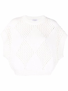 Brunello Cucinelli джемпер с перфорацией