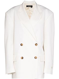 ANOUKI однобортный блейзер оверсайз