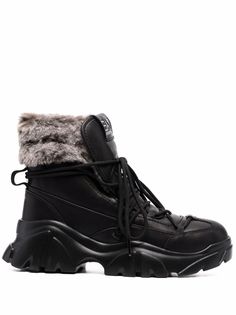 Ea7 Emporio Armani ботинки с искусственным мехом