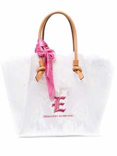Ermanno Scervino кружевная сумка-тоут с логотипом