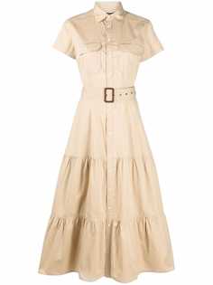 Polo Ralph Lauren платье-рубашка карго с поясом