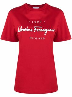 Salvatore Ferragamo футболка с логотипом