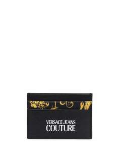 Versace Jeans Couture фактурный картхолдер с принтом