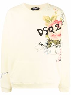 Dsquared2 толстовка Grannys Bunch Dj с отделкой в рубчик