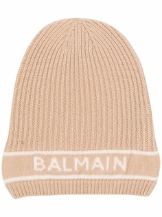 Balmain шапка бини с логотипом