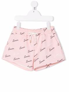 LANVIN Enfant шорты с логотипом