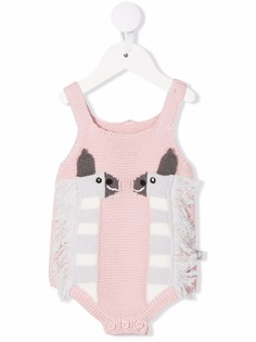 Stella McCartney Kids вязаное боди llama