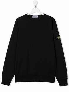 Stone Island Junior джемпер с нашивкой-логотипом