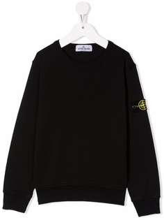 Stone Island Junior джемпер с нашивкой-логотипом