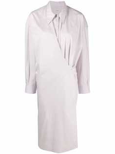 Lemaire платье-рубашка со сборками