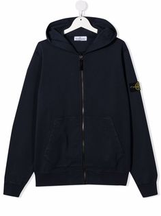 Stone Island Junior куртка с нашивкой-логотипом