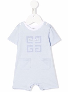 Givenchy Kids ромпер с логотипом 4G