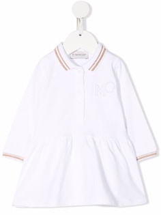 Moncler Enfant расклешенное платье с полосками