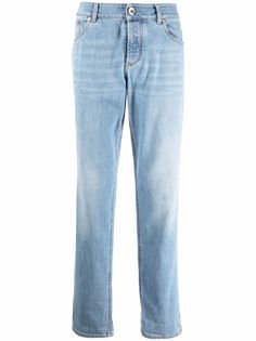 Brunello Cucinelli прямые джинсы с завышенной талией