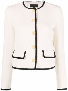 Nili Lotan блейзер с круглым вырезом