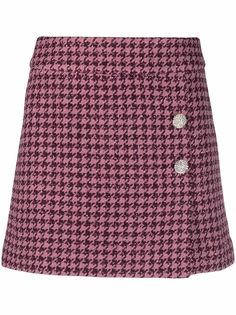 Kalmanovich клетчатая юбка с завышенной талией
