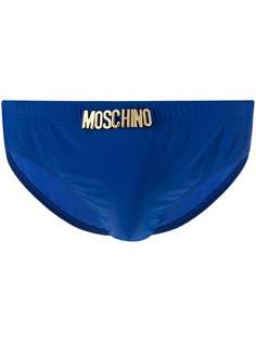 Moschino плавки с логотипом
