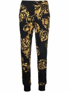 Versace Jeans Couture спортивные брюки с принтом Barocco