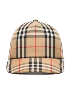 Burberry бейсболка в клетку Vintage Check