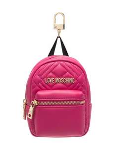 Love Moschino брелок в форме рюкзака с логотипом