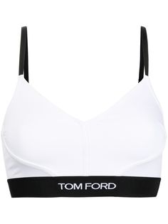 TOM FORD топ-бралетт с вышитым логотипом