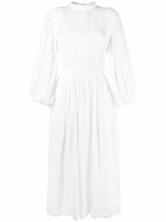 Isabel Marant Étoile платье со сборками и длинными рукавами