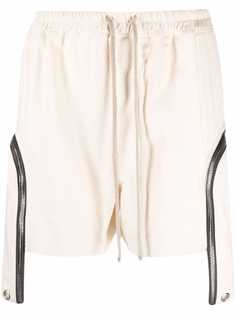 Rick Owens шорты Bauhaus Boxers с карманами на молнии
