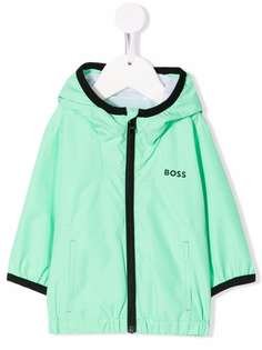 BOSS Kidswear плащ с логотипом