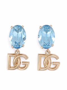 Dolce & Gabbana серьги-подвески с логотипом