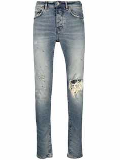 Purple Brand джинсы скинни с эффектом потертости
