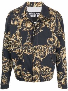 Versace Jeans Couture джинсовая куртка с принтом Barocco