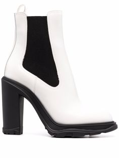 Alexander McQueen ботильоны в двух тонах