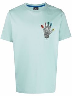 PS Paul Smith футболка с принтом Hand