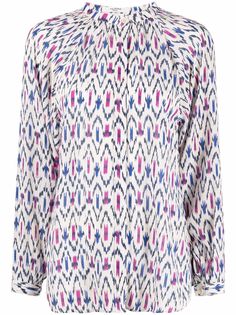 Isabel Marant Étoile рубашка Aurora с принтом