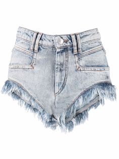 Isabel Marant Étoile шорты с бахромой