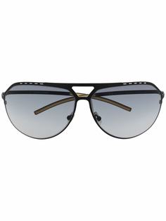 Christian Dior солнцезащитные очки-авиаторы pre-owned