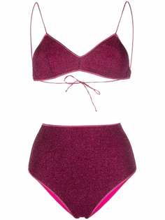 Oséree бикини с эффектом металлик и люрексом