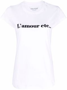 Zadig&Voltaire футболка с надписью