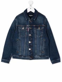 Dsquared2 Kids джинсовая куртка с логотипом