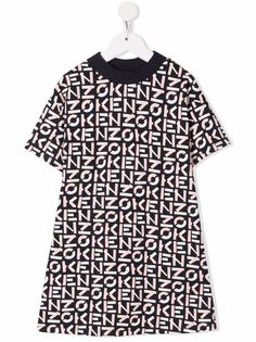 Kenzo Kids платье-футболка с логотипом