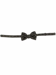Alexander McQueen галстук-бабочка с узором