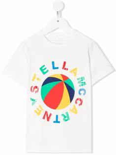 Stella McCartney Kids футболка с логотипом