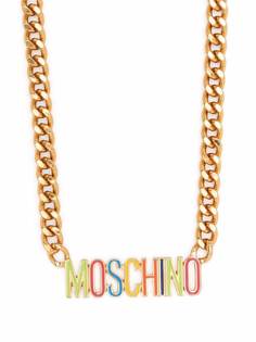 Moschino колье с логотипом