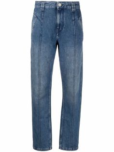 Isabel Marant Étoile прямые джинсы с декоративной строчкой